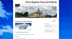 Desktop Screenshot of fbcpollock.org